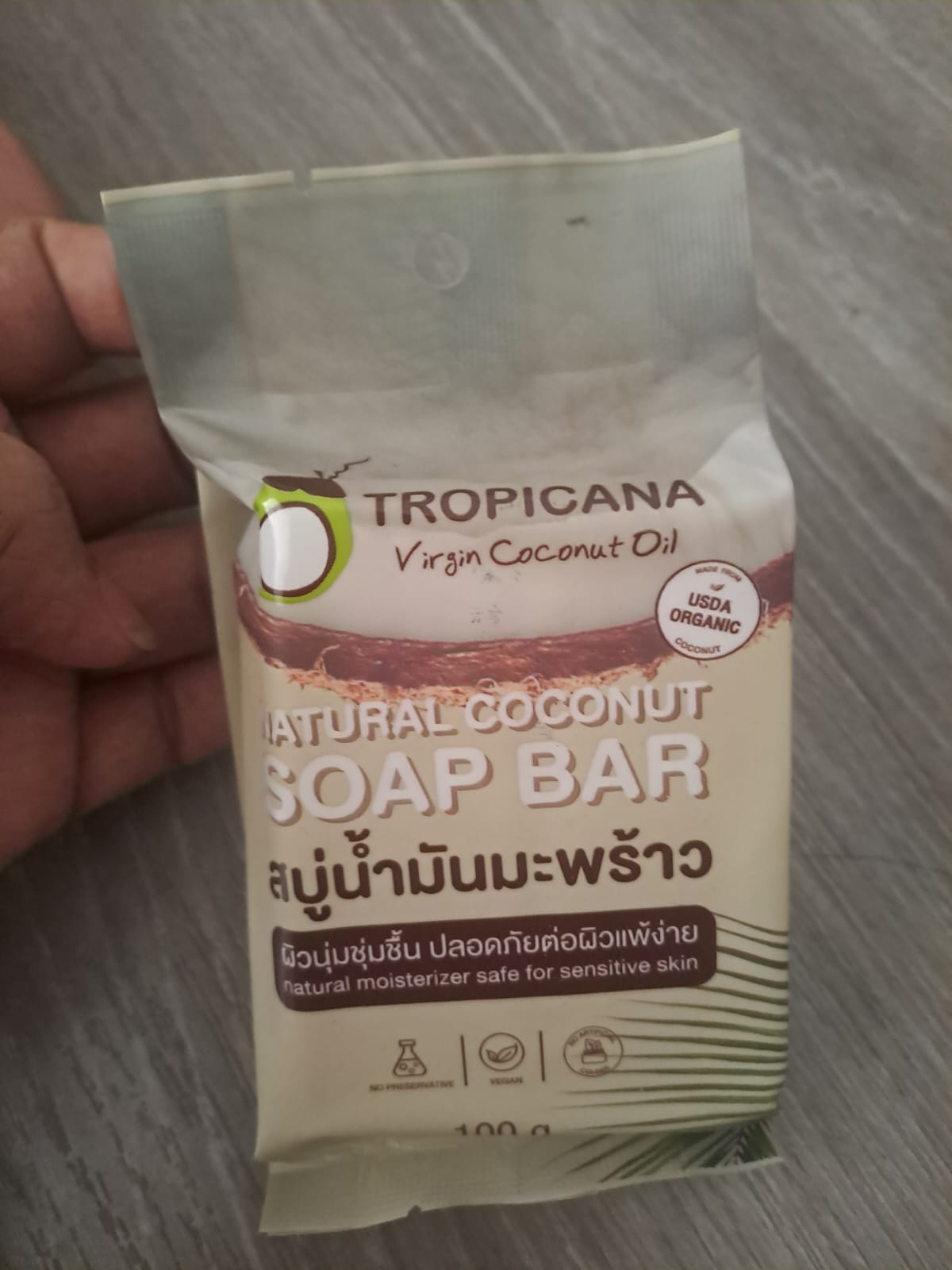 Tropicana Natural Coconut Soap Bar